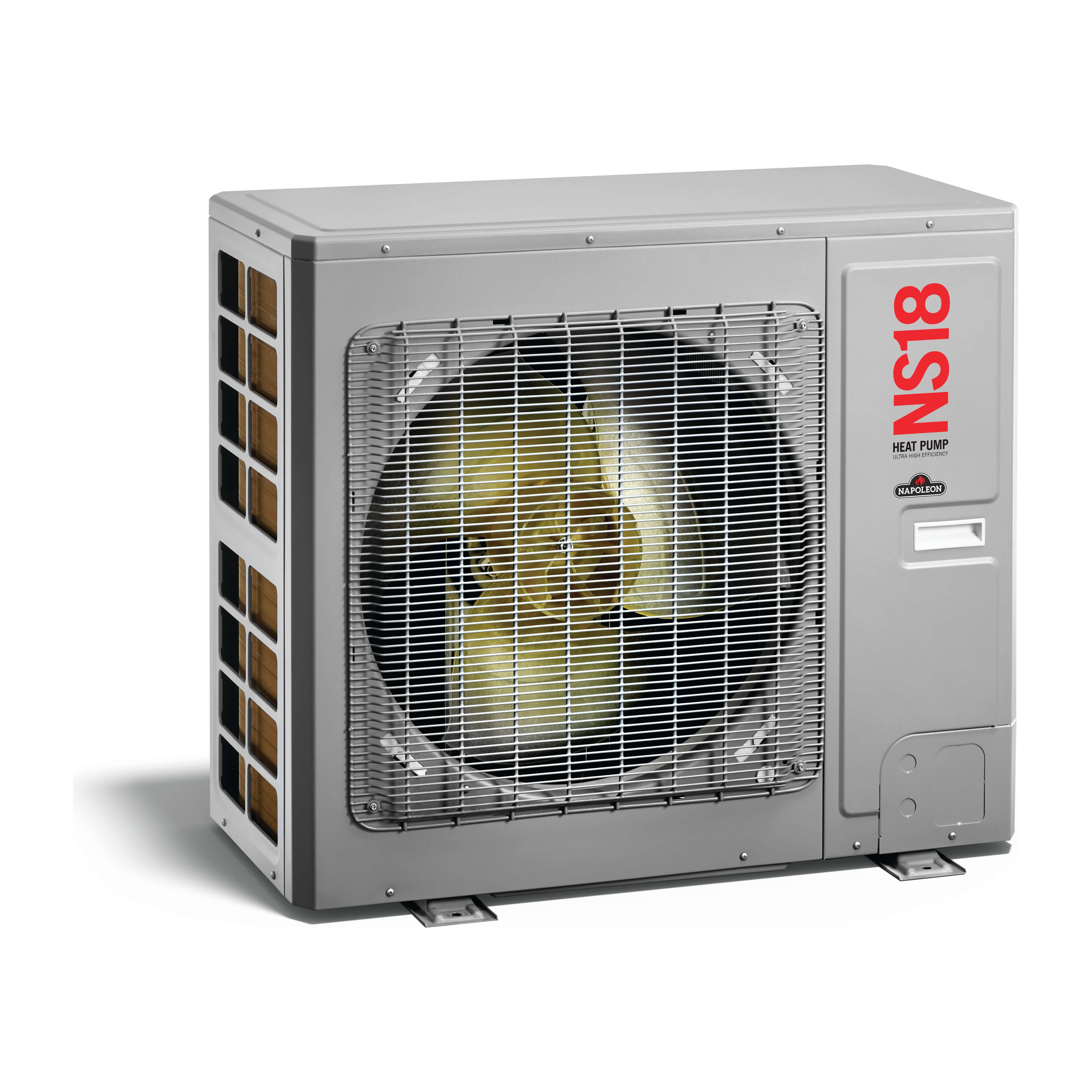 Napoleon NS18 Series 3 Ton Central Heat Pump (NS18) FRONT AND SIDE VIEW
