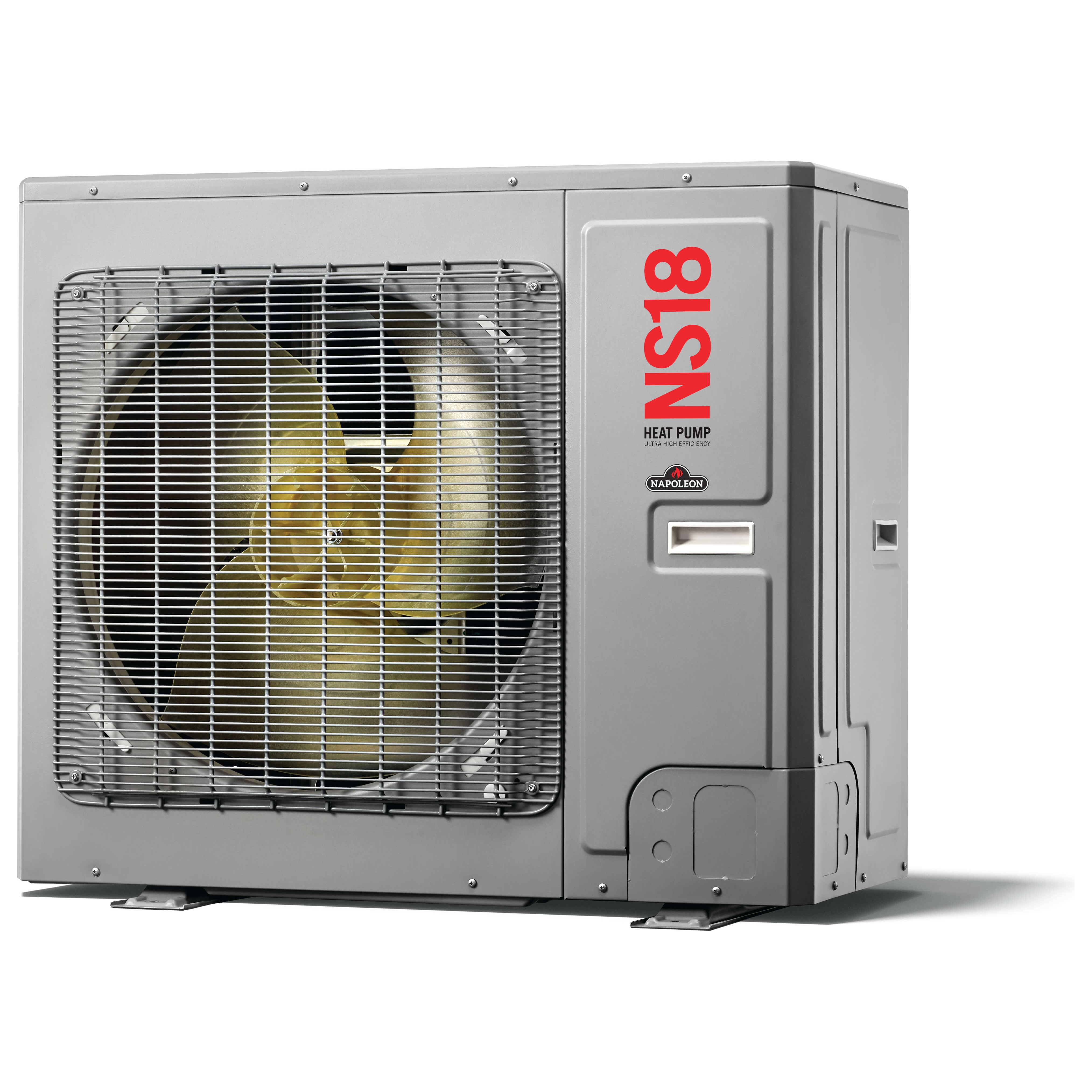 Napoleon NS18 Series 3 Ton Central Heat Pump (NS18) FRONT AND SIDE VIEW