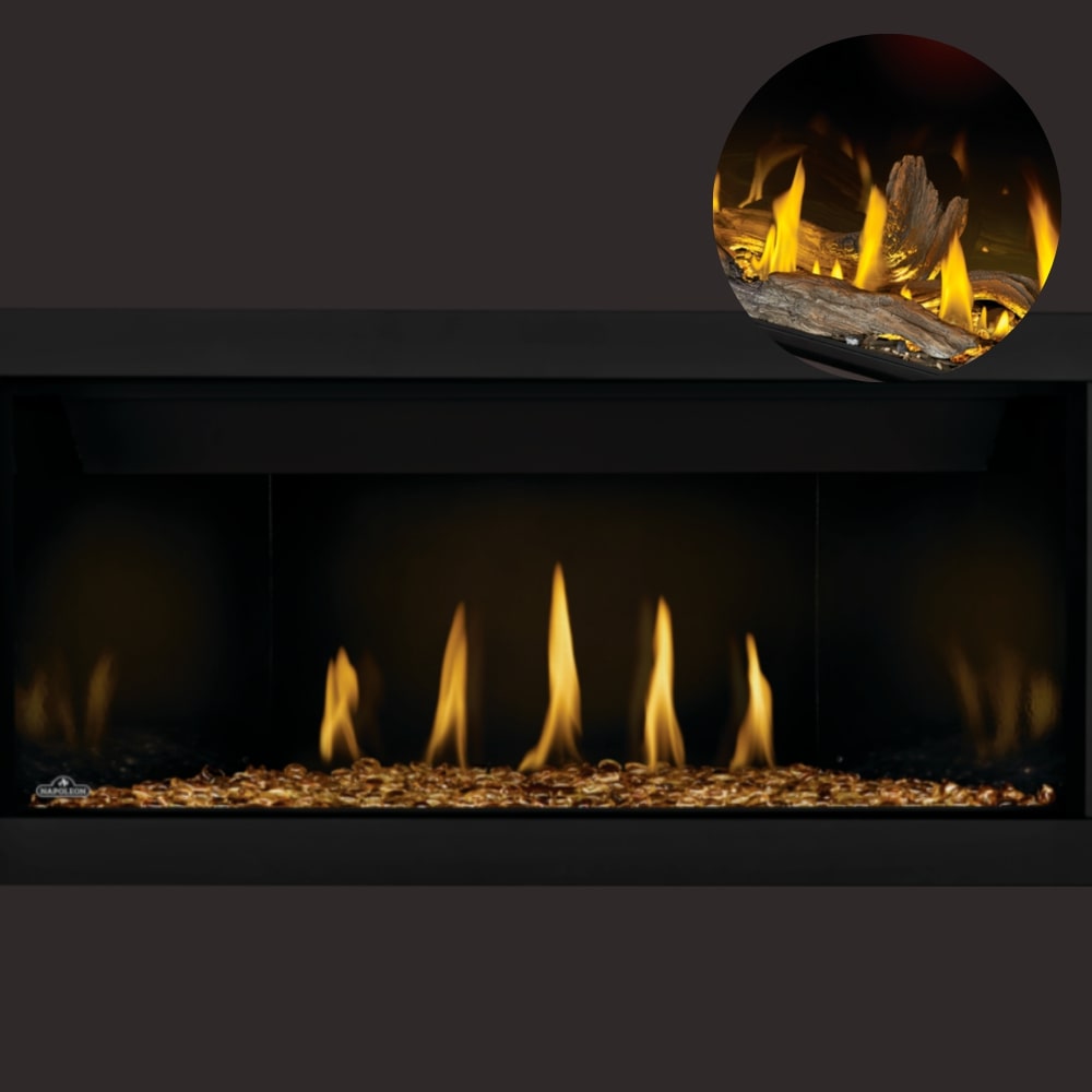 Napoleon Tall Vector 50 Linear Direct-Vent Gas Fireplace - TLV50N FRONT VIEW