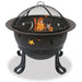 Oil Rubbed Bronze Fire Pit with Stars and Moons