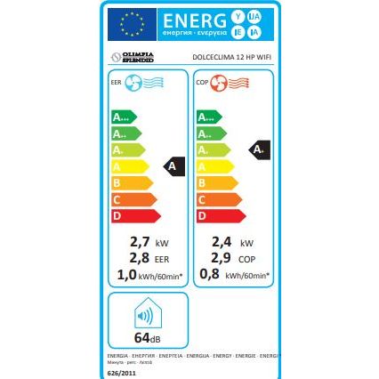 Olimpia Splendid DOLCECLIMA 12 HP WiFi