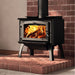 Osburn 1700 Wood Stove OB01700 FRONT AND SIDE VIEW