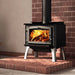 Osburn 1700 Wood Stove OB01700 FRONT AND SIDE VIEW