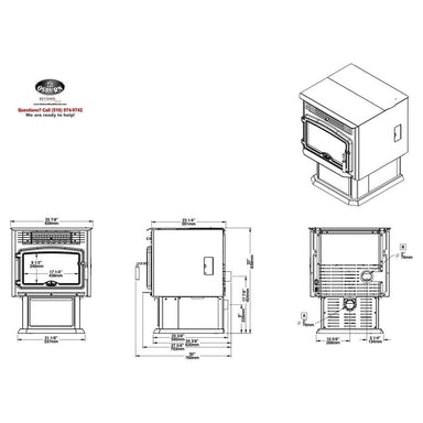 Osburn 2500 Pellet Stove OP00025