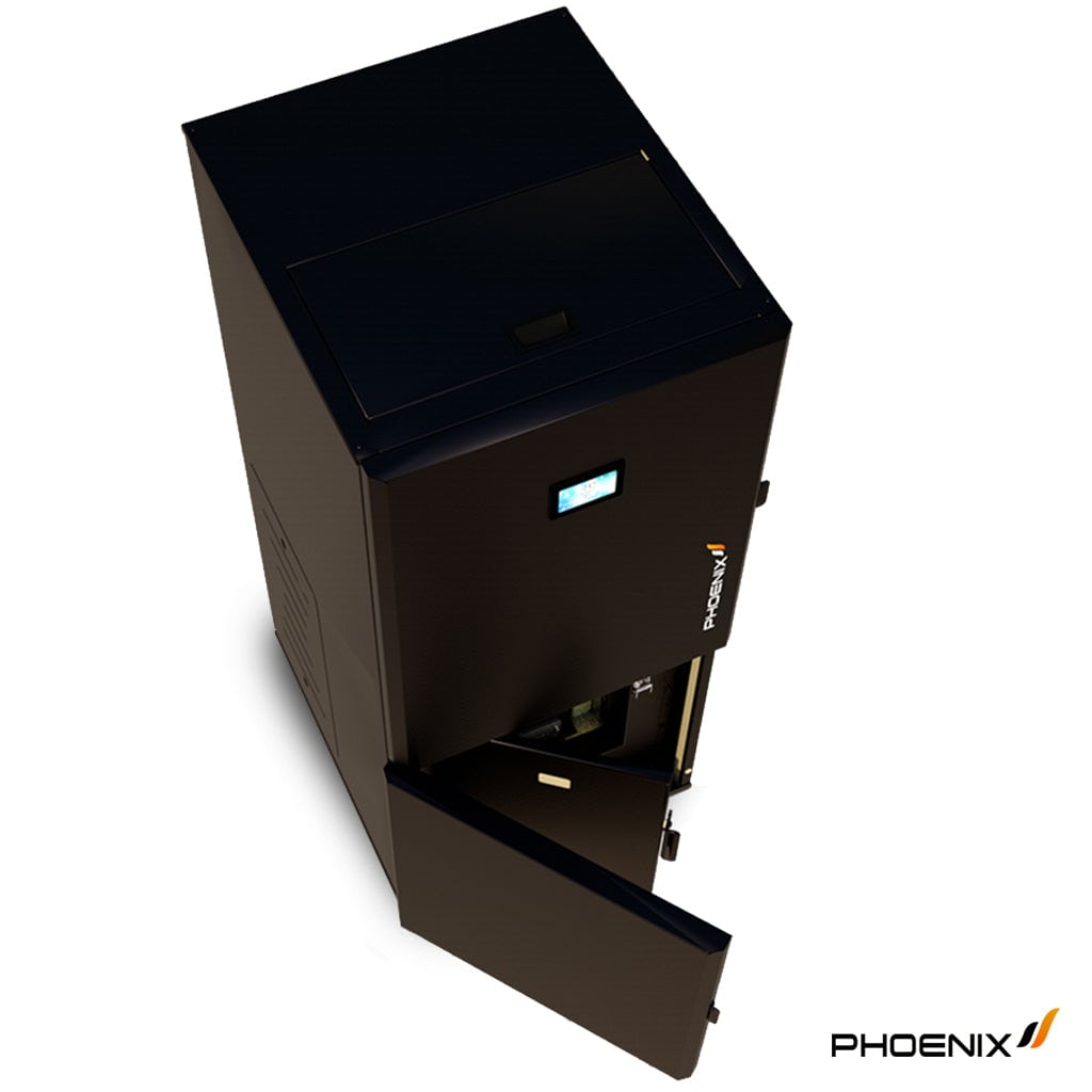 PHOENIX 18, Compact Pellet Boiler, 61K BTU TOP VIEW