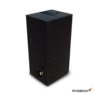 PHOENIX 18, Compact Pellet Boiler, 61K BTU BACK VIEW