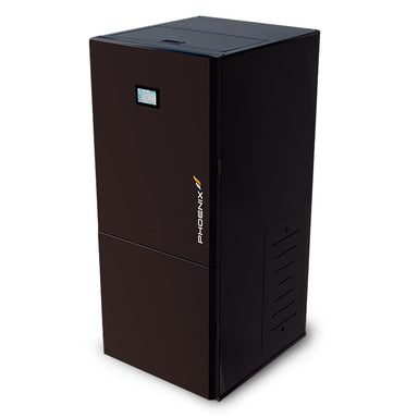 PHOENIX 50, Compact Pellet Boiler, 170K BTU FRONT VIEW