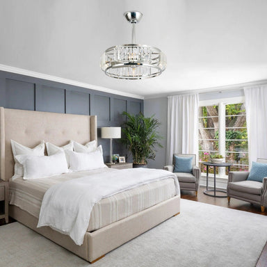 Parrot Uncle 20 In. Modern Ceiling Fan with Lighting and Remote Control SAMPLE PHOTO