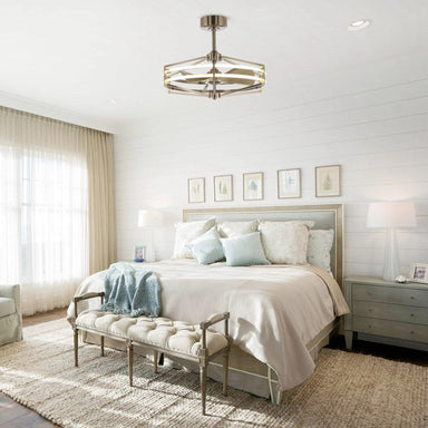 Parrot Uncle 29.5 In. Brushed Nickel Modern Ceiling Fan SAMPLE PHOTO