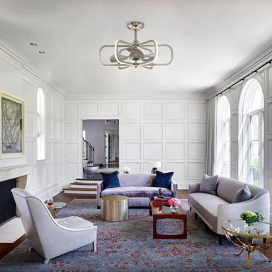 Parrot Uncle 29.5 In. Theron Modern Ceiling Fan with Lighting and Remote Control SAMPLE PHOTO