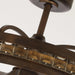 Parrot Uncle 29 In. Farmhouse Crystal Ceiling Fan with Lighting and Remote Control CLOSER VIEW