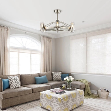 Parrot Uncle 34 In. Bucholz Modern Ceiling Fan with Lighting and Remote Control SAMPLE PHOTO