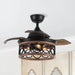 Parrot Uncle 36 In. Mirelle Farmhouse Ceiling Fan with Lighting and Remote Control SAMPLE PHOTO