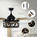 Parrot Uncle 36 In. Mirelle Farmhouse Ceiling Fan with Lighting and Remote Control