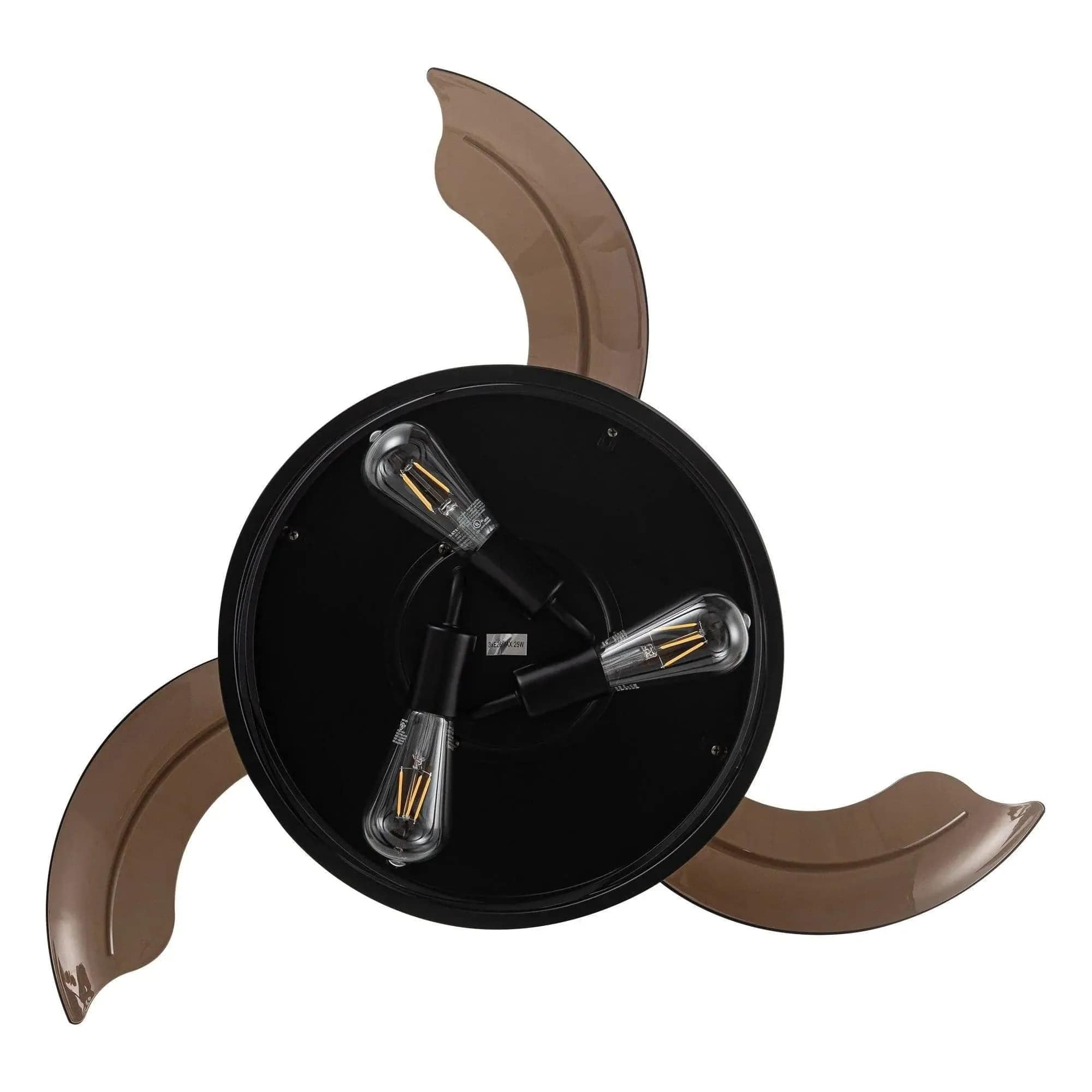 Parrot Uncle 36 In. Petra Industrial Ceiling Fan with Lighting and Remote Control CLOSER VIEW