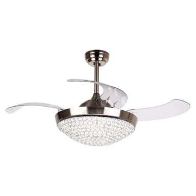 Parrot Uncle 46 In. Brownesville Modern Ceiling Fan with Lighting and Remote Control FULL VIEW