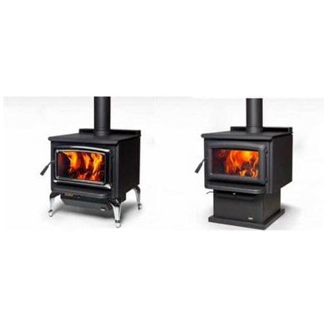 Pedestal Model - Vista Freestanding Wood Stove RIGHT SIDE VIEW