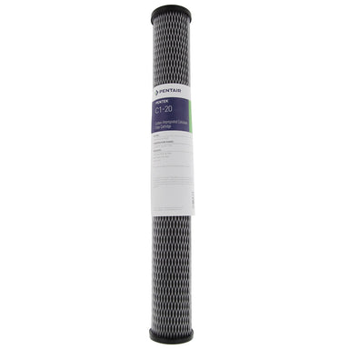 Pentek C1-20 Carbon Water Filters (20-inch x 2-1/2-inch) FRONT VIEW