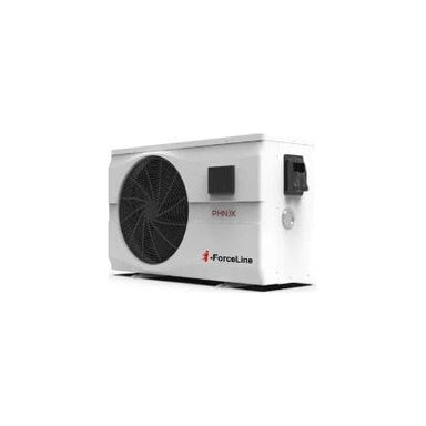 Phnix i-ForceLine Neo Full Inverter Swimming Pool Heat Pump FRONT AND SIDE VIEW