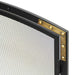Pilgrim 39" Black Refined Rivet Mesh Door Screen CLOSE UP VIEW