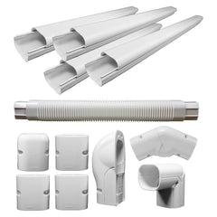 Pioneer Decorative PVC Line Cover Kit for Mini Split Air Conditioners & Heat Pumps