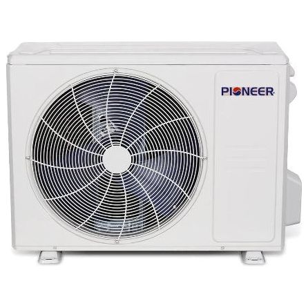 Pioneer Dual 18000 BTU 1.5-Ton 21.5 SEER Multi (2) Zone Ceiling Cassette-Mount Air Conditioner Heat Pump 230-Volt FRONT VIEW