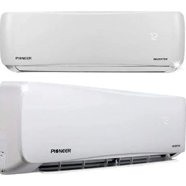 Pioneer Dual 18000 BTU 1.5-Ton 21.5 SEER Multi (2) Zone Wall Mount Air Conditioner Heat Pump 230-Volt FRONT VIEW