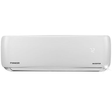 Pioneer® 12,000 BTU 21.4 SEER2 Ductless Mini-Split Inverter+ Air Conditioner Heat Pump System Full Set 230V FRONT VIEW