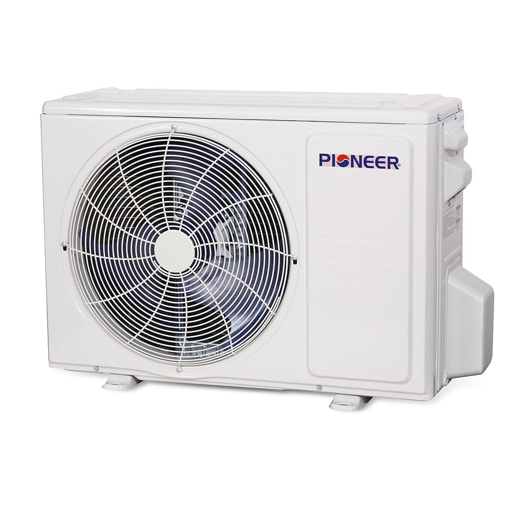 Pioneer® 12,000 BTU 21.5 SEER 115V SEER 8-Way Compact Cassette Mini-Split Air Conditioner Heat Pump System Full Set FRONT VIEW