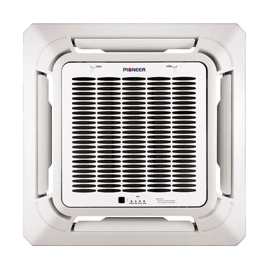 Pioneer® 18,000 BTU 20.5 SEER2 8-Way Compact Cassette Mini-Split Air Conditioner Heat Pump System Full Set 230V FRONT VIEW