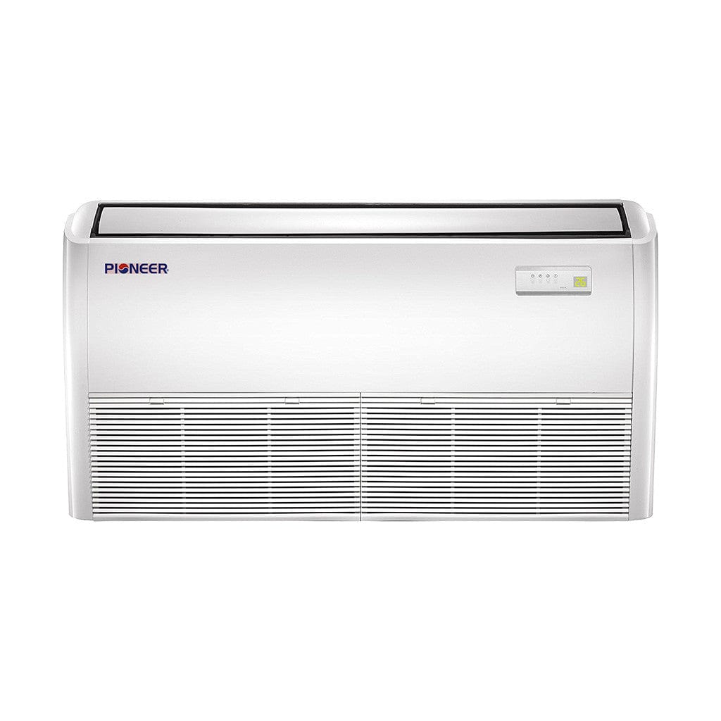 Pioneer® 18,000 BTU 23 SEER2 Floor/Ceiling Mini-Split Inverter++ Energy-Star Air Conditioner Heat Pump System Full Set 230V FRONT VIEW