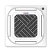 Pioneer® 36,000 BTU 19.2 SEER2 8-Way Slim Cassette Mini-Split Air Conditioner Heat Pump System Full Set 230V FRONT VIEW