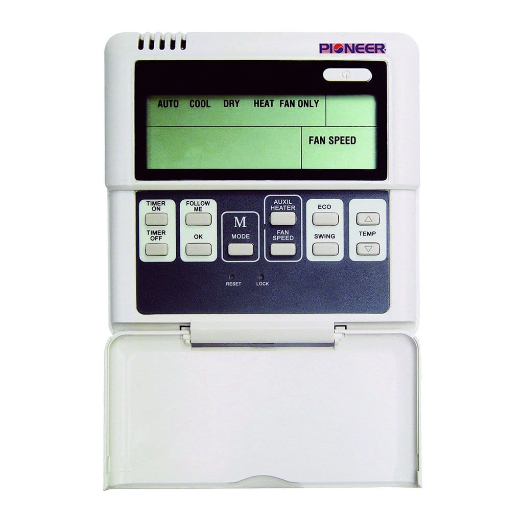 Pioneer® 36,000 BTU 15.8 SEER2 Ceiling Concealed Ducted Mini-Split Inverter+ Air Conditioner Heat Pump System Full Set 230V FRONT VIEW