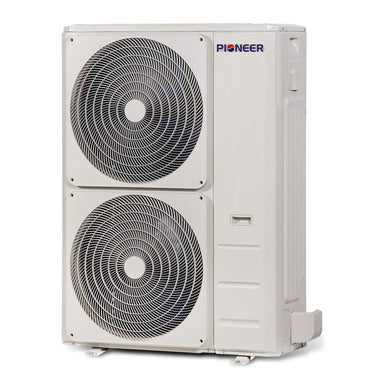 Pioneer® 48,000 BTU 15.1 SEER2 Ceiling Concealed Ducted Mini-Split Inverter+ Air Conditioner Heat Pump System Full Set 230V SIDE VIEW