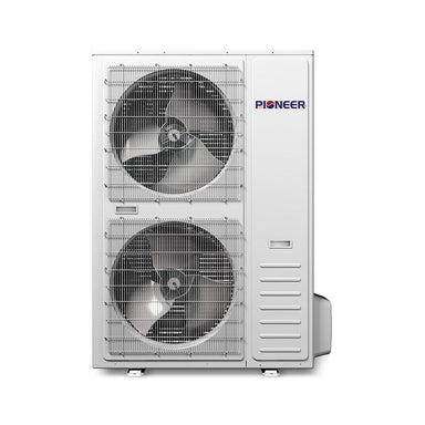 Pioneer® 48,000 BTU 17.5 SEER2 Ducted Central Split Inverter+ Condenser AC Heat Pump Outside Section 230V FRONT VIEW