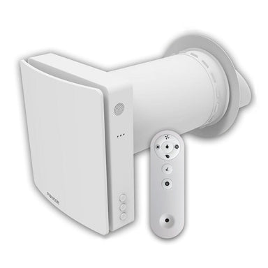 Pioneer® ECOasis 50 Ductless Wall-Mounted Single-Room Wi-Fi Energy Recovery Ventilator (ERV050AHRMCO2L) SIDE VIEW