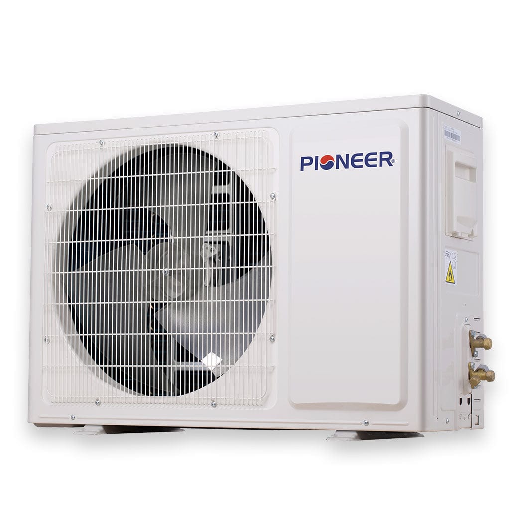 Pioneer® Hyperformance™ 12,000 BTU 23.5 SEER2 Ductless Mini Split Inverter++ Energy-Star Wi-Fi Air Conditioner Hyper Heat Pump Full Set 230V SIDE VIEW