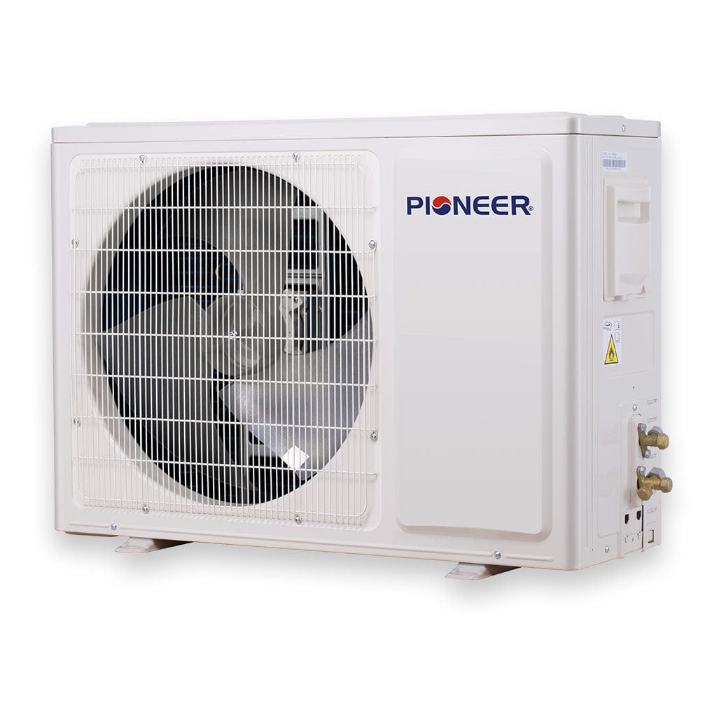 Pioneer® Hyperformance™ 9,000 BTU 25.5 SEER2 Ductless Mini Split Inverter++ Wi-Fi Enabled Air Conditioner Hyper Heat Pump Full Set 230V SIDE VIEW