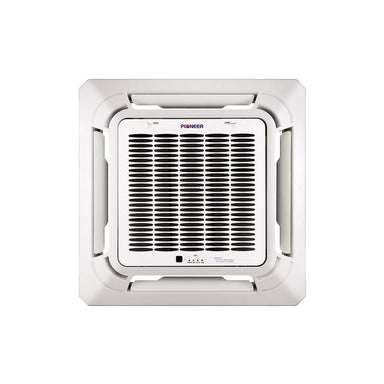 Pioneer® Multi Zone 12,000 BTU Quantum Series Ceiling Cassette Indoor Section Split Inverter++ Air Conditioner Heat Pump 230V FRONT VIEW