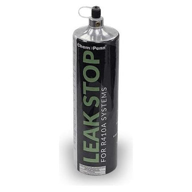 Pioneer Quick-Recharge R410a Refrigerant Bottle for HVAC Systems with Leak-Stop and UV-Dye Additive, 1.8lb FRONT VIEW