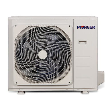 Pioneer® Triple (3) Zone Quantum Series Outdoor Section 23.5 SEER2 Multi Split Inverter++ Energy-Star Air Conditioner & Heat Pump 230V FRONT VIEW