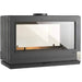 Replacement glass for Invicta Nelson and Aaron Doubled glass fireplaces AX606128A FRONT VIEW