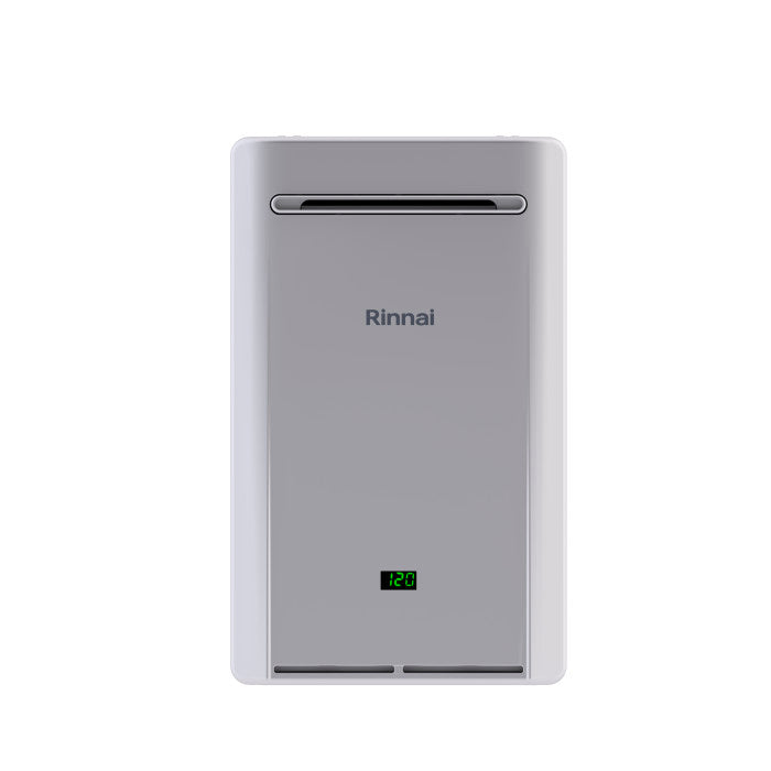 Rinnai RE Series with Smart-Circ™ 6.6 GPM Outdoor NCTWH with Recirculation and Pump (REP160E) FRONT VIEW