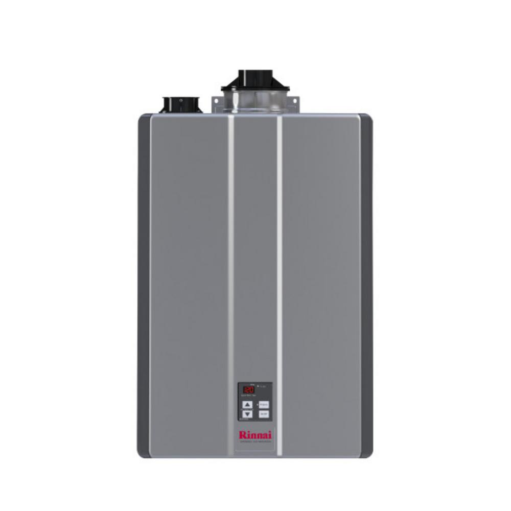 Rinnai SE+ Series 7 GPM Indoor Condensing Tankless Water Heater (RU130I) FRONT VIEW