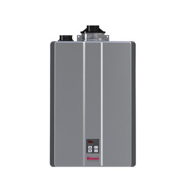 Rinnai SE+ Series 9 GPM Indoor Condensing Tankless Water Heater (RU160I) FRONT VIEW
