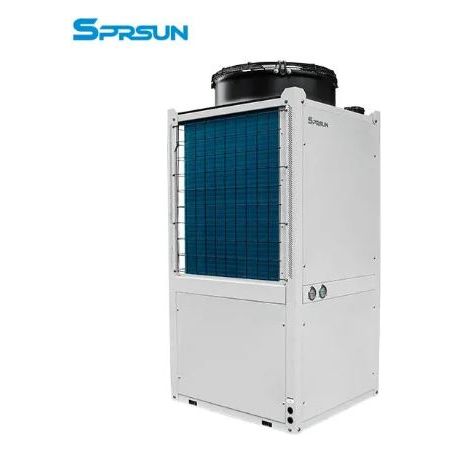 SPRSUN Big Heating Capacity 32KW R410A Monoblock Full Inverter Air Source Heat Pump FRONT AND SIDE VIEW