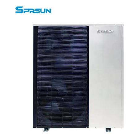 SPRSUN R32 Clima Series - 19KW/20KW/22KW EVI DC Inverter Air Source Heat Pumps with Touch Screen FRONT VIEW