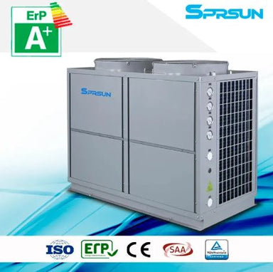 SPRSUN 29.6KW 36KW Efficient Monobloc Air Source Heat Pump Heating Cooling Air Conditioner 