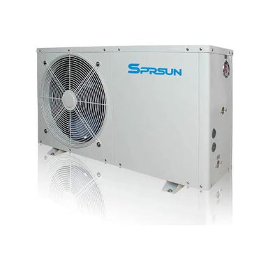 SPRSUN 3.8-9.2KW Domestic Monoblock Air Source Hot Water Heater and Floor Heating Pump FRONT VIEW