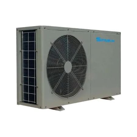 SPRSUN 4.2-9.5KW Air Source Swimming Pool Heat Pump Water Heater SIDE VIEW